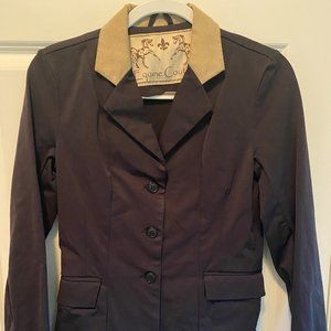 EUC Equine Couture Black Hunt Coat - Stretch Washable Fabric